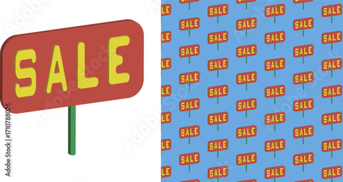 Buy now — stylish black friday seamless pattern