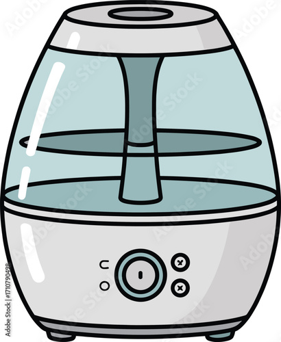 Modern home humidifier device for improved indoor air quality and comfort
