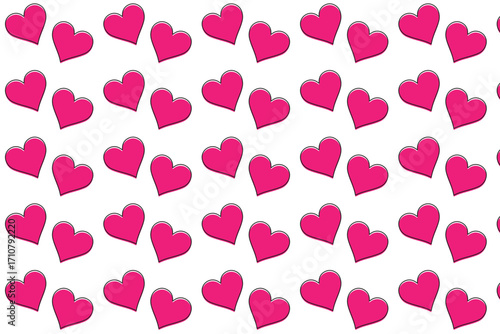 vector pink heart pattern background