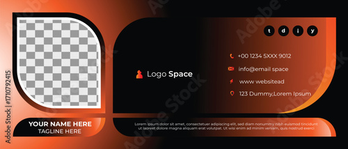 Modern and Professional email signature Design