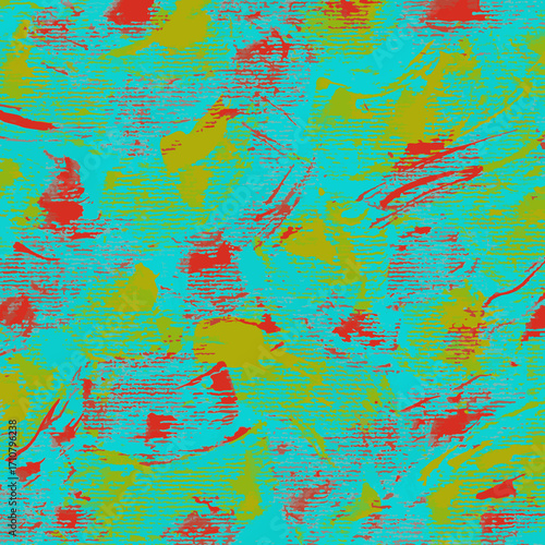 Bold abstract paint stains for characterful designs.