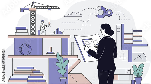 Architectural Planning and Construction Development Process