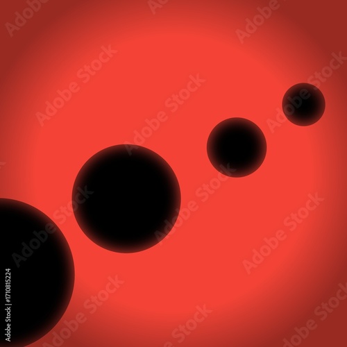 abstract red sphere