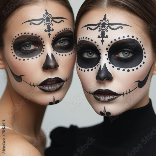 woman in carnival mask
