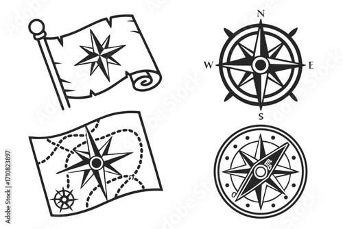 set of nautical elements