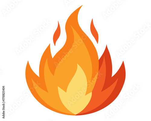 Fireball icon,Fire flame icon vector on white background
