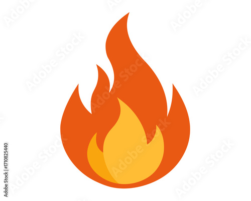 Fireball icon,Fire flame icon vector on white background