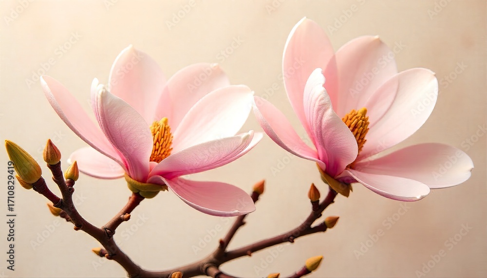 Fototapeta premium pink magnolia blossom