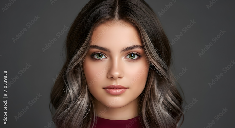 Fototapeta premium Young Beautiful girl