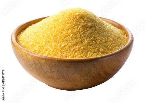 Cornmeal isolated on white background