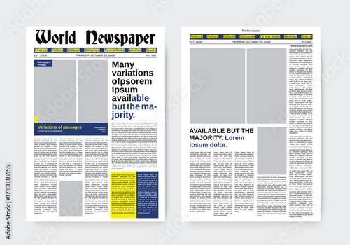 newspaper template
