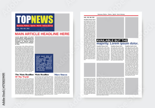 newspaper template