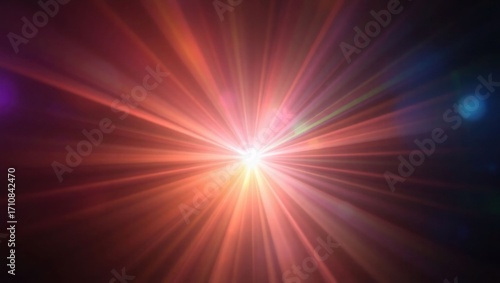 abstract light burst