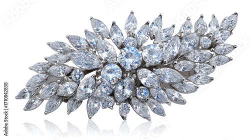 Diamond brooch design