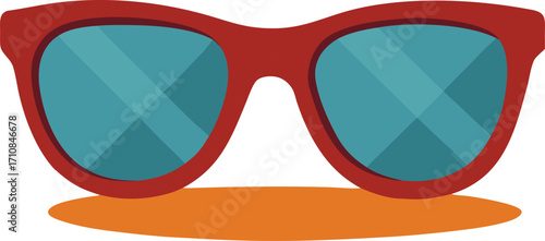 3d glasses isolated on transparent background