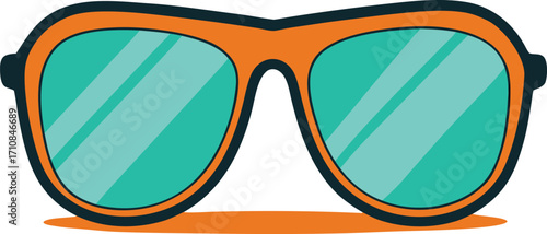 3d glasses isolated on transparent background