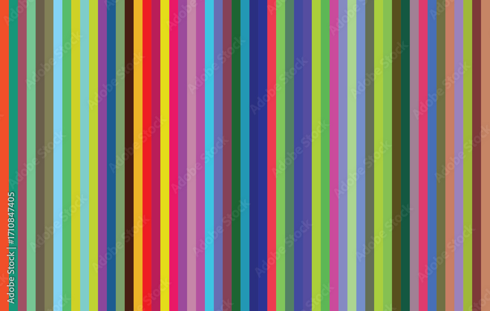 Fototapeta premium Abstract Color Palette with Complementary Stripes and Harmonious Blends