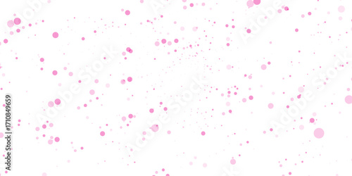 Colorful liquid paint splashes form a vibrant pink and red grunge texture design, perfect for a lively celebration backdrop