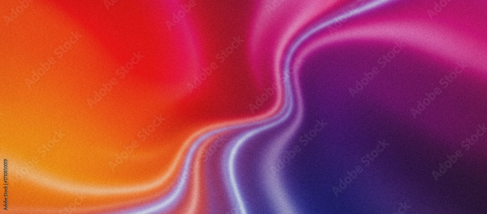 Obraz premium Vibrant abstract background with swirling colors of orange, red, pink, and purple, featuring smooth, flowing lines of light