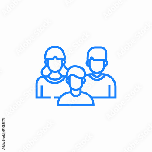 group feedback discussion icon sign vector
