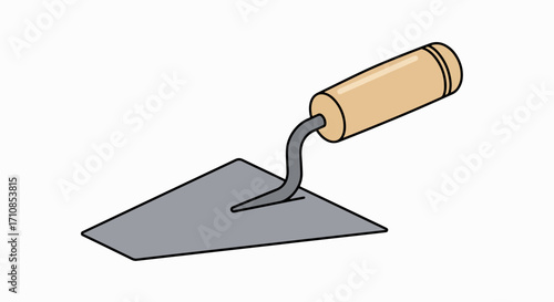 Handy Trowel: Construction Tool Icon