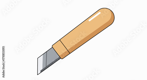 Handy Craft Knife: Precision Cutting Tool Icon