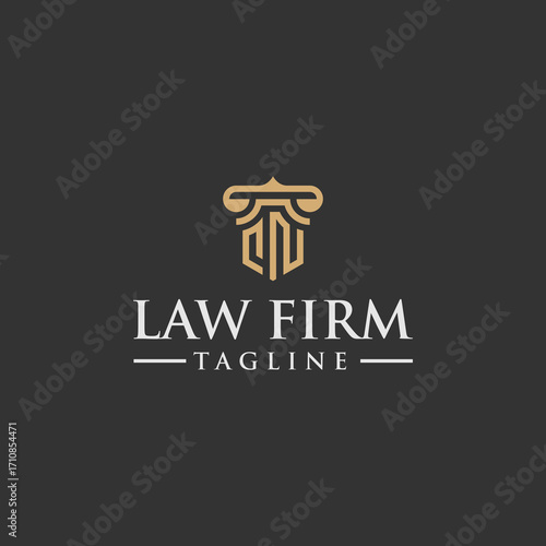 LN law logo design inspiration