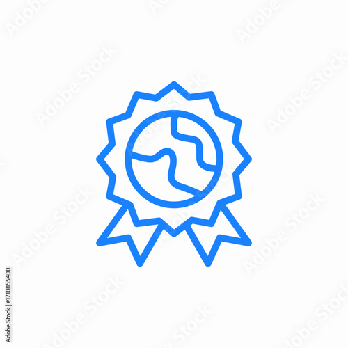 eco reward icon sign vector