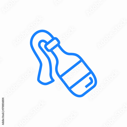 message bottle icon sign vector