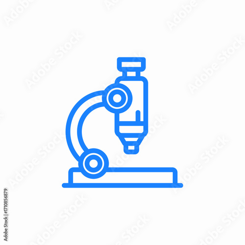 microscope lab icon sign vector