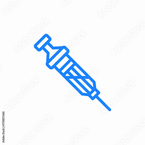 syringe injection icon sign vector