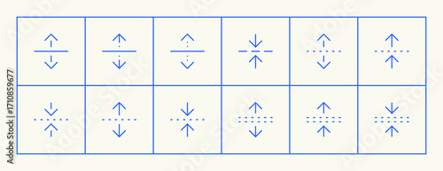 Arrow icon collection. Interface arrows, reload, rotation, right curved, circular arrow, turn back, refresh, expand, collapse and more.