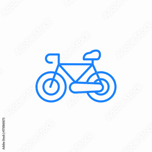 bicycle sport ride icon sign vector