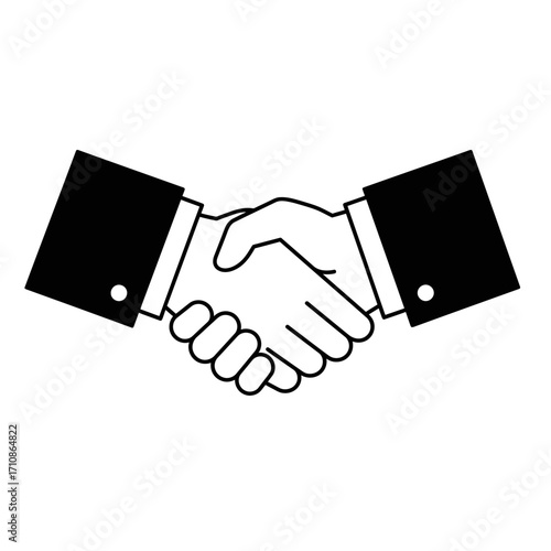 handshake vector illustration