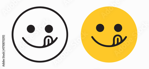 Emojis faces icon. vector illustration EPS 10.