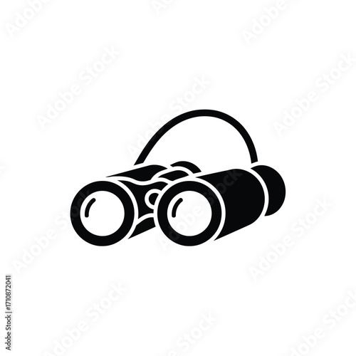 Vector art of a simple outline of a laboratory flask isolated on a white background