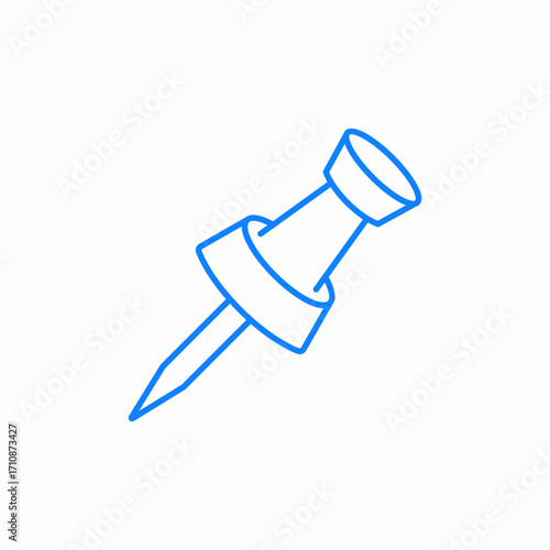 board pin icon sign vector