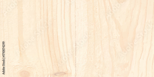 Natural wooden surface with a brown grain texture pattern on a board or panel for a wood floor background