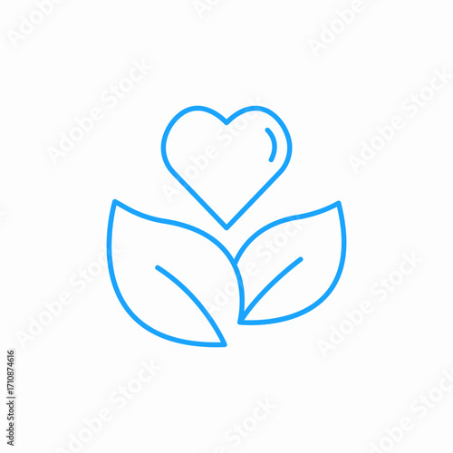favorite plant icon sign vector