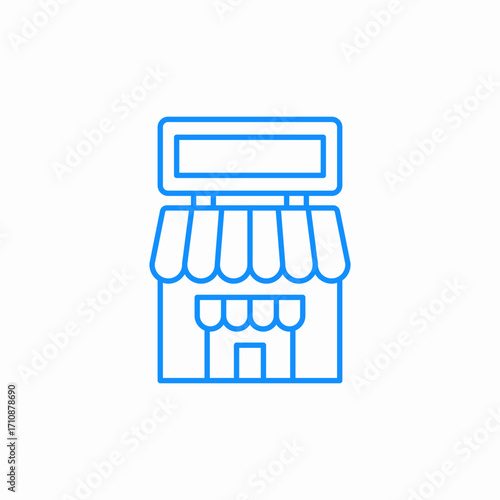 retail store icon sign vector