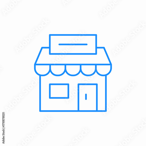 shop store icon sign vector