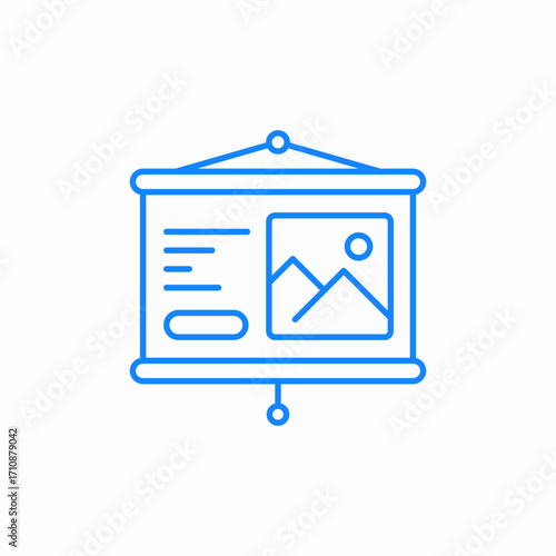 smart screen icon sign vector