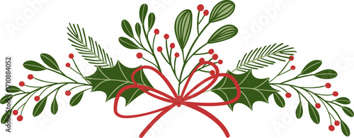 Christmas Tree Holly Divider