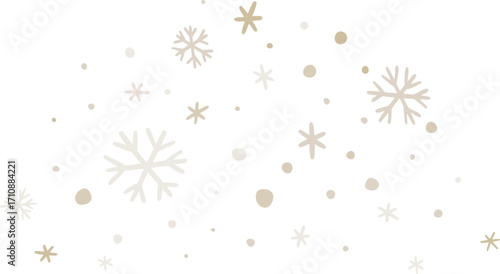 Falling Snowflake Doodle
