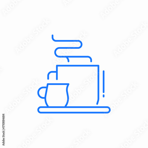 coffee milk icon sign vector