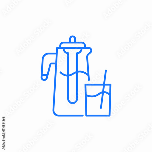 cold brew icon sign vector