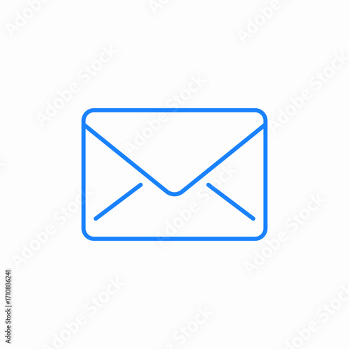 envelope letter icon sign vector