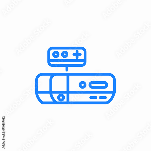 game controller icon sign vector