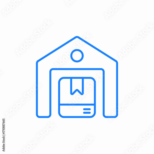 home shipment icon sign vector