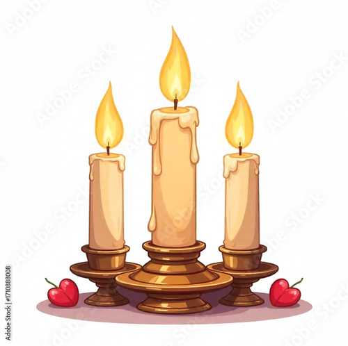 candle in the candlestick